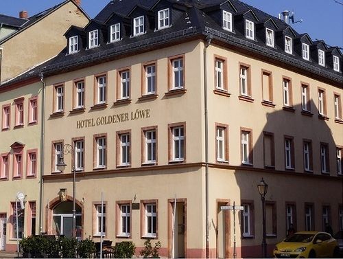 Hotel Goldener Loewe Waldheim Esterno foto
